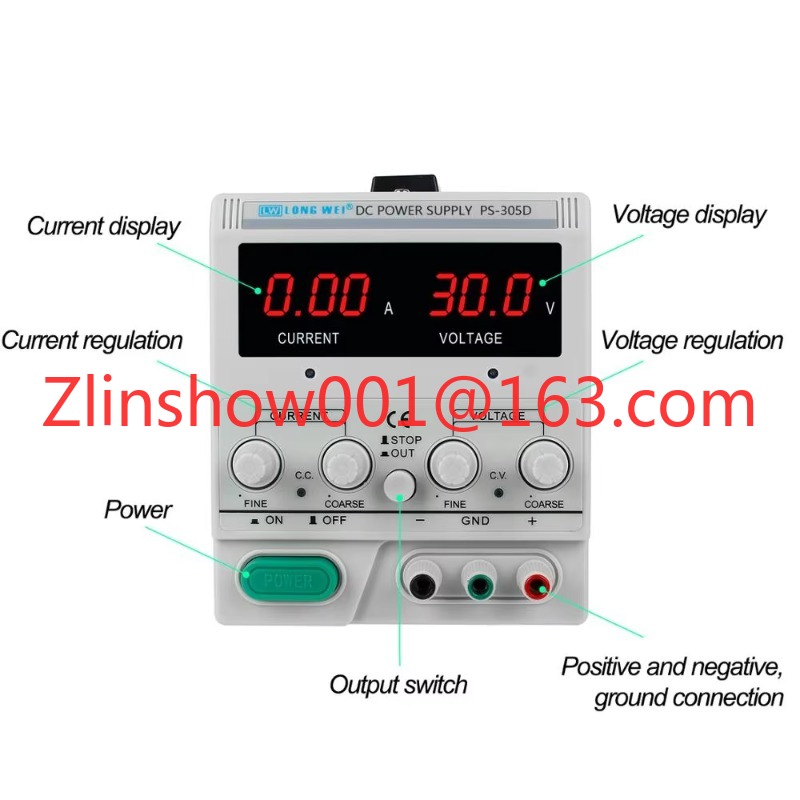 PS-305D 30V 5A 150W Laboratory - огляд і ціна Linear Lab Power Supply Adjustable
